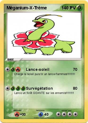 Pokemon Méganium-X-Trème