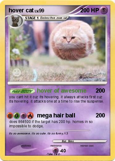 Pokemon hover cat