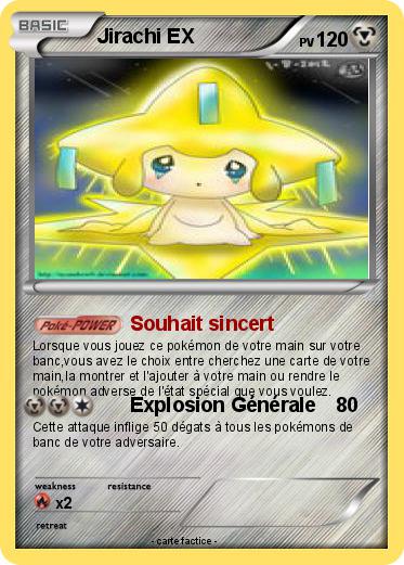 Pokemon Jirachi EX