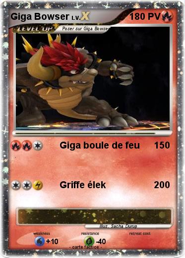 Pokemon Giga Bowser