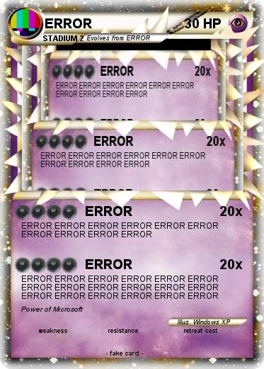 Pokemon ERROR