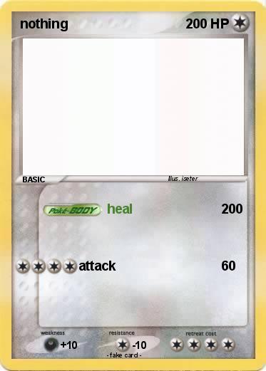Pokemon nothing