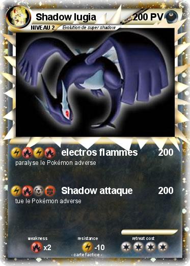 Pokemon Shadow lugia