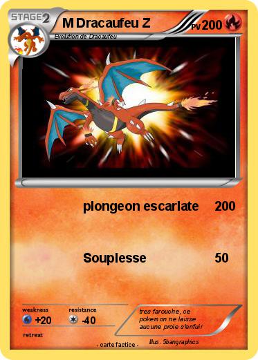 Pokemon M Dracaufeu Z