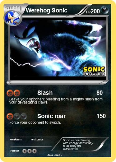 Pokemon Werehog Sonic
