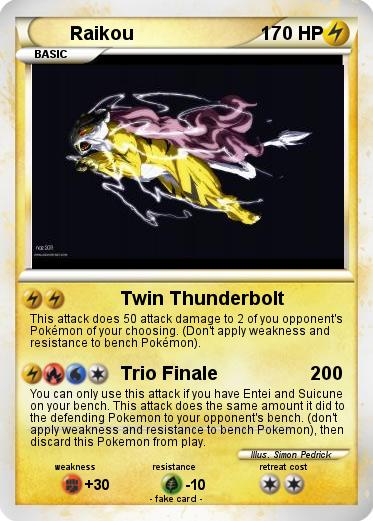 Pokemon Raikou