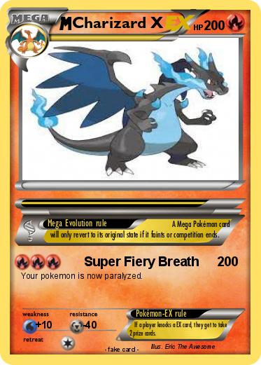 Pokemon Charizard X