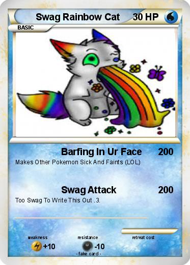 Pokemon Swag Rainbow Cat