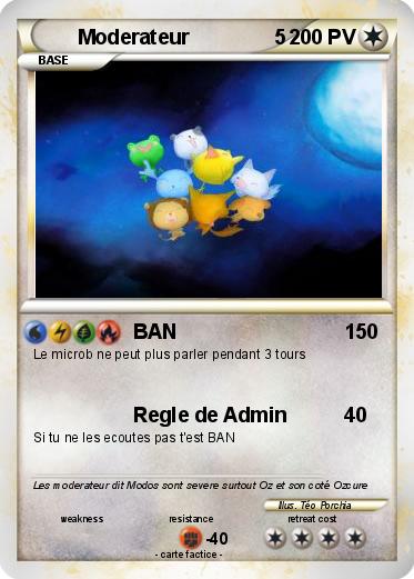 Pokemon Moderateur               5