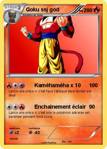 Pokemon Goku ssj god