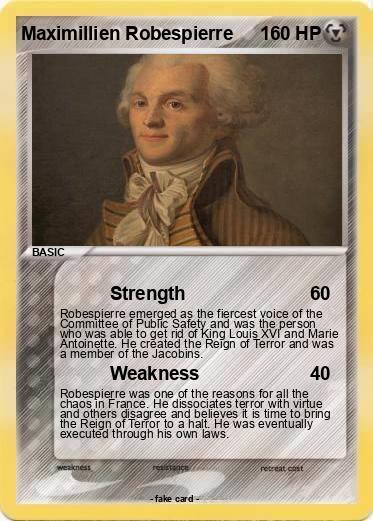 Pokemon Maximillien Robespierre