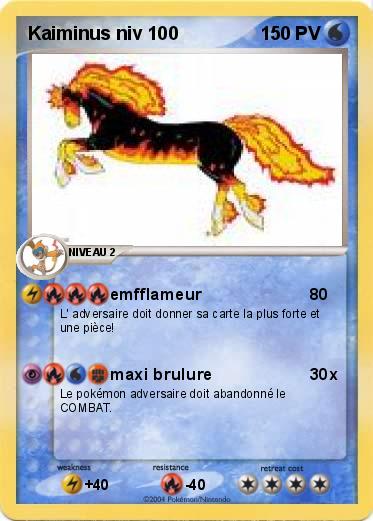 Pokemon Kaiminus niv 100