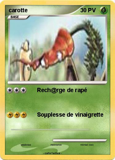Pokemon carotte