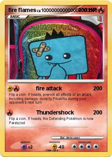 Pokemon fire flames