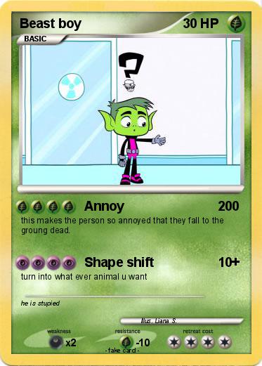 Pokemon Beast boy
