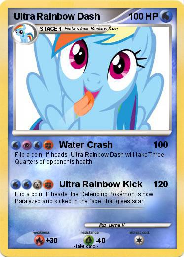 Pokemon Ultra Rainbow Dash
