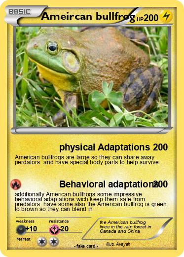 Pokemon Ameircan bullfrog