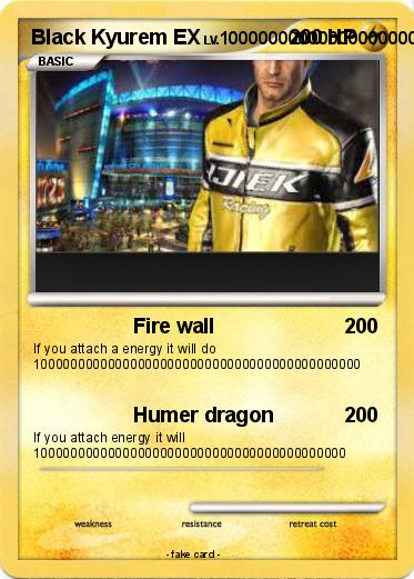 Pokemon Black Kyurem EX