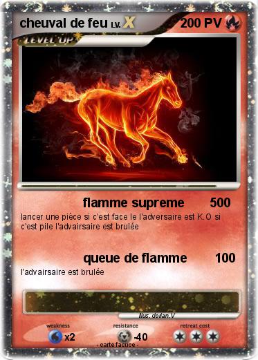 Pokemon cheuval de feu