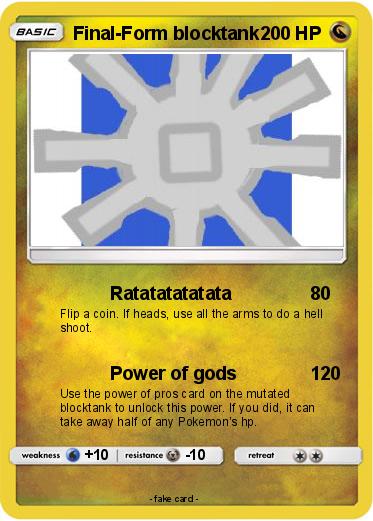 Pokemon Final-Form blocktank