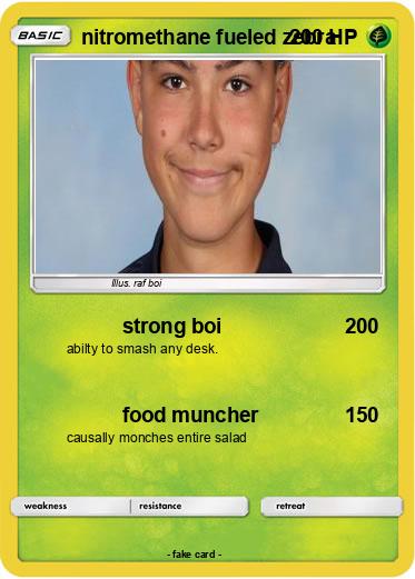 Pokemon nitromethane fueled zebra