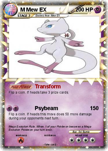 Pokemon M Mew EX