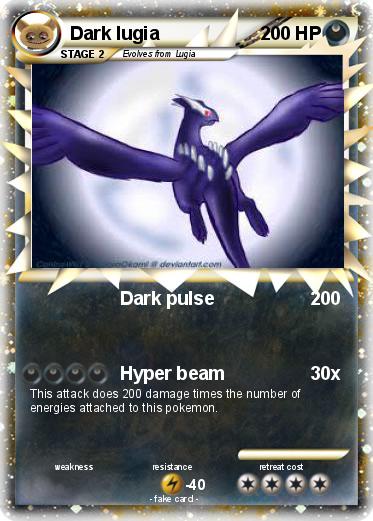 Pokemon Dark lugia
