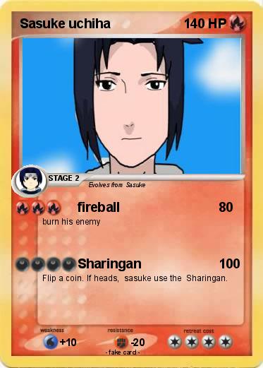 Pokemon Sasuke uchiha