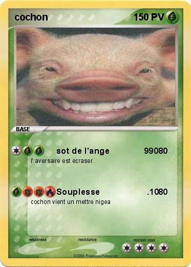 Pokemon cochon