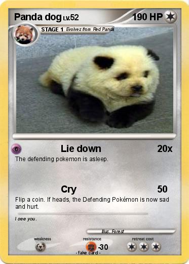 Pokemon Panda dog