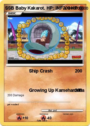 Pokemon SSB Baby Kakarot. HP: INF