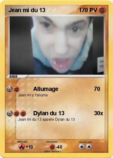 Pokemon Jean mi du 13