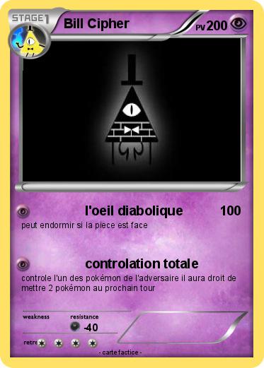 Pokemon Bill Cipher