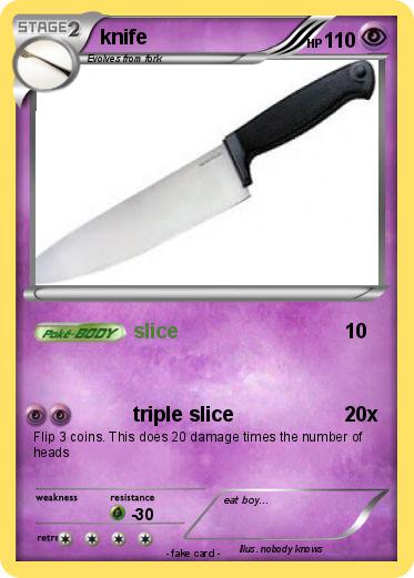 Pokemon knife