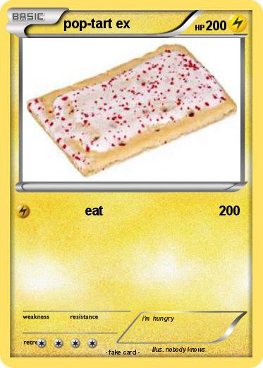 Pokemon pop-tart ex