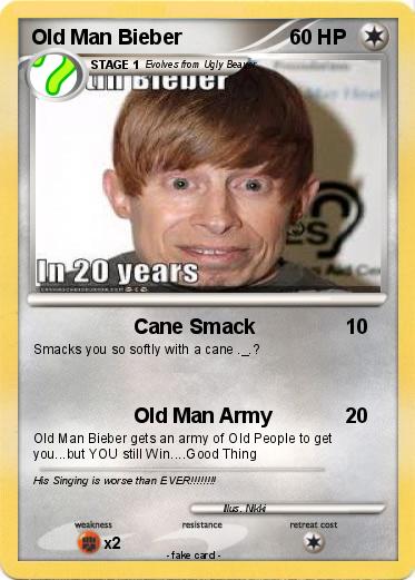 Pokemon Old Man Bieber