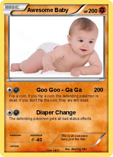 Pokemon Awesome Baby
