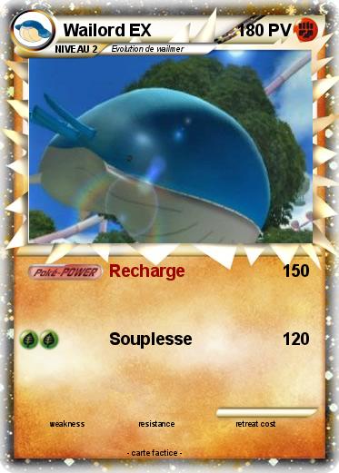 Pokemon Wailord EX