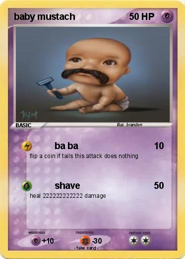Pokemon baby mustach