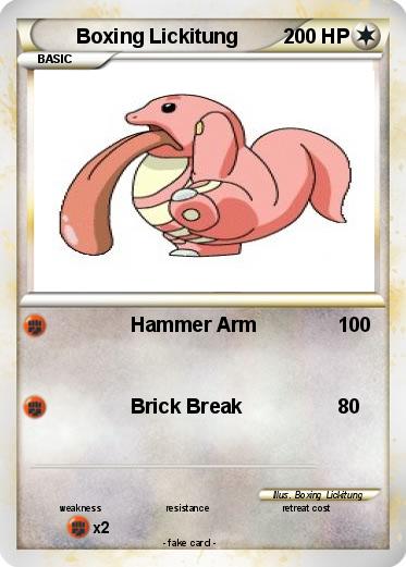 Pokemon Boxing Lickitung