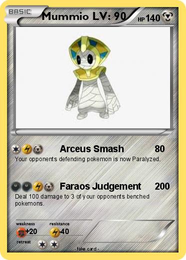 Pokemon Mummio LV: 90