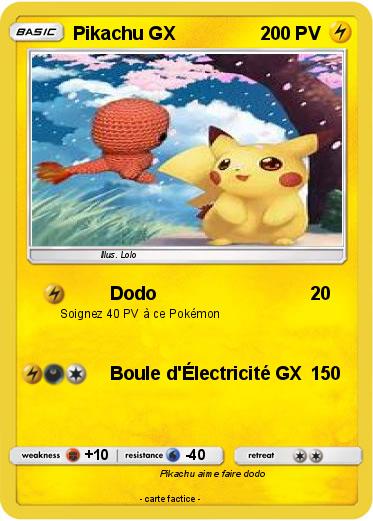 Pokemon Pikachu GX