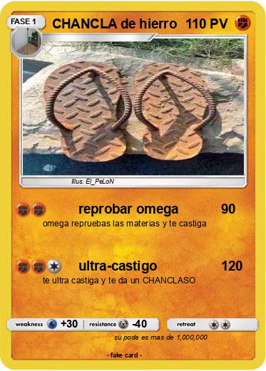 Pokemon CHANCLA de hierro