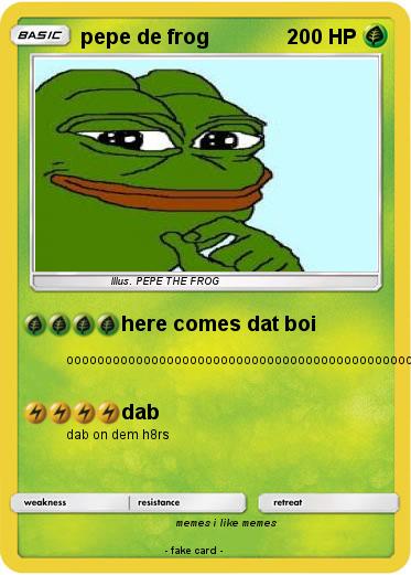 Pokemon pepe de frog
