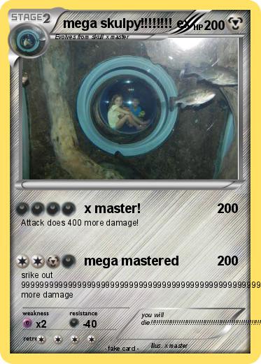 Pokemon mega skulpy!!!!!!!! ex