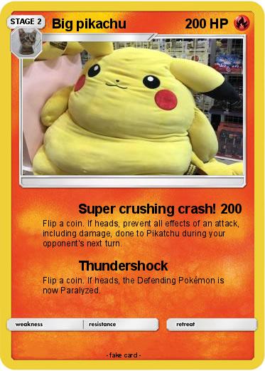 Pokemon Big pikachu