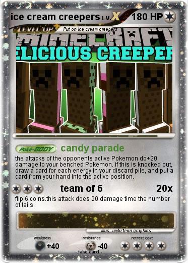 Pokemon ice cream creepers