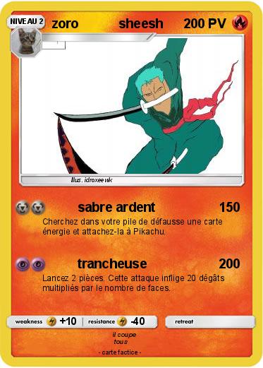 Pokemon zoro           sheesh