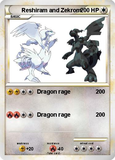 Pokemon Reshiram and Zekrom