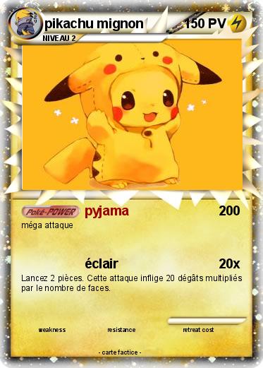 Pokemon pikachu mignon